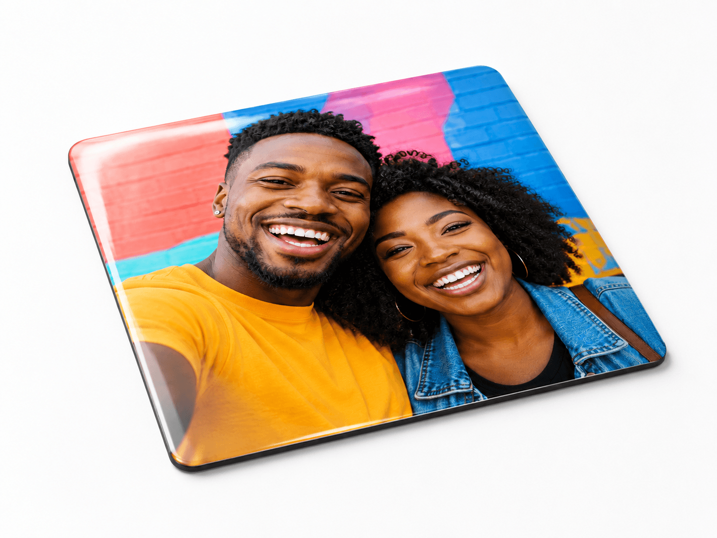 Vibrant portrait finish